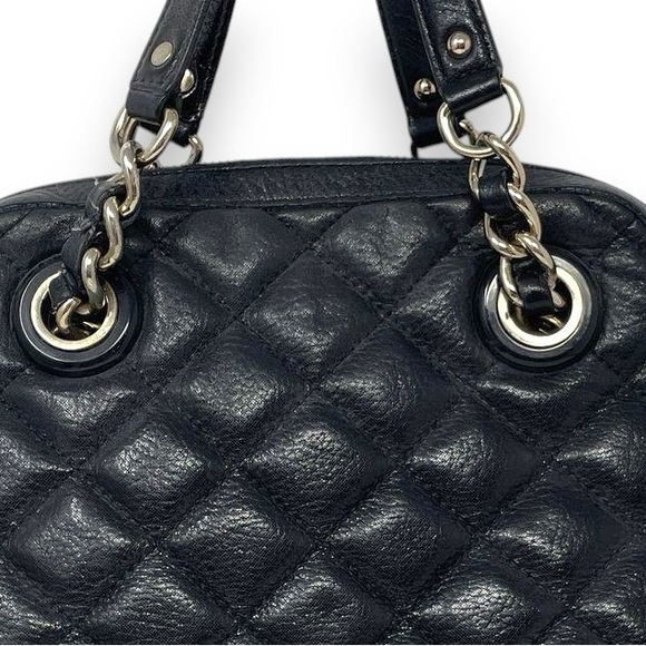 Kate Spade Quilted Leather Satchel Handbag - Picture 8 of 16